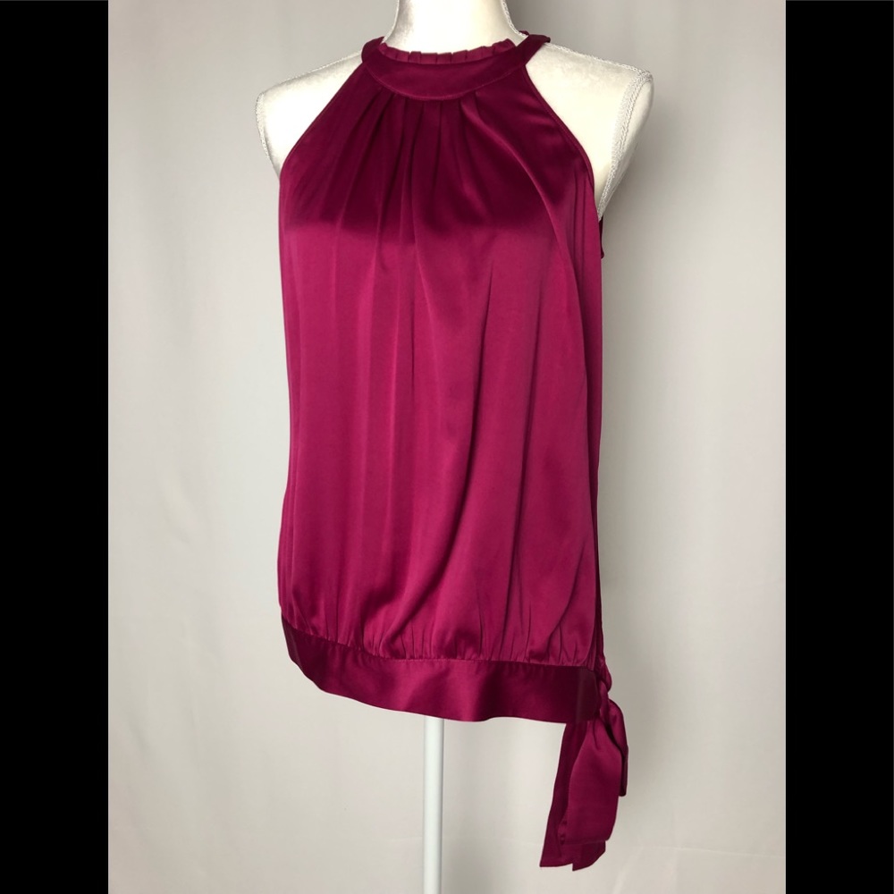 New York & Company Raspberry Blouse